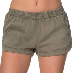 DUSTY OLIVE O'NEILL SHORTS, X-LARGE, LIKE NEW!